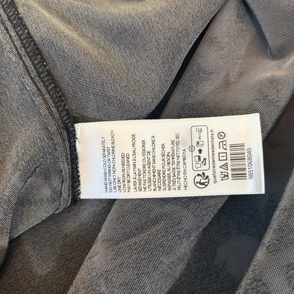 PILCRO Velvet Floral Button Down Shirt Black Bronze Long Sleeve Blouse Small - Picture 10 of 11